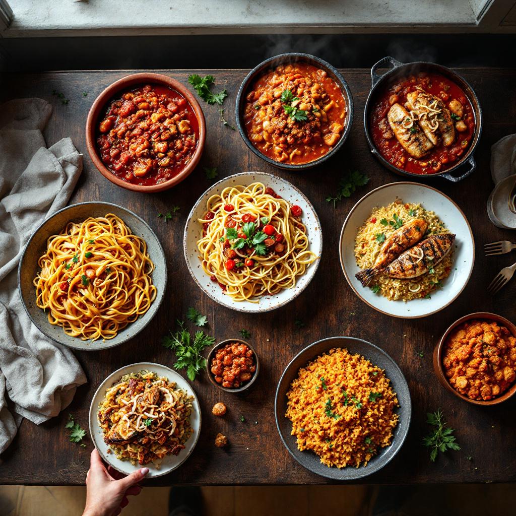 Iconic Family Dinners from 6 Countries, Simplified