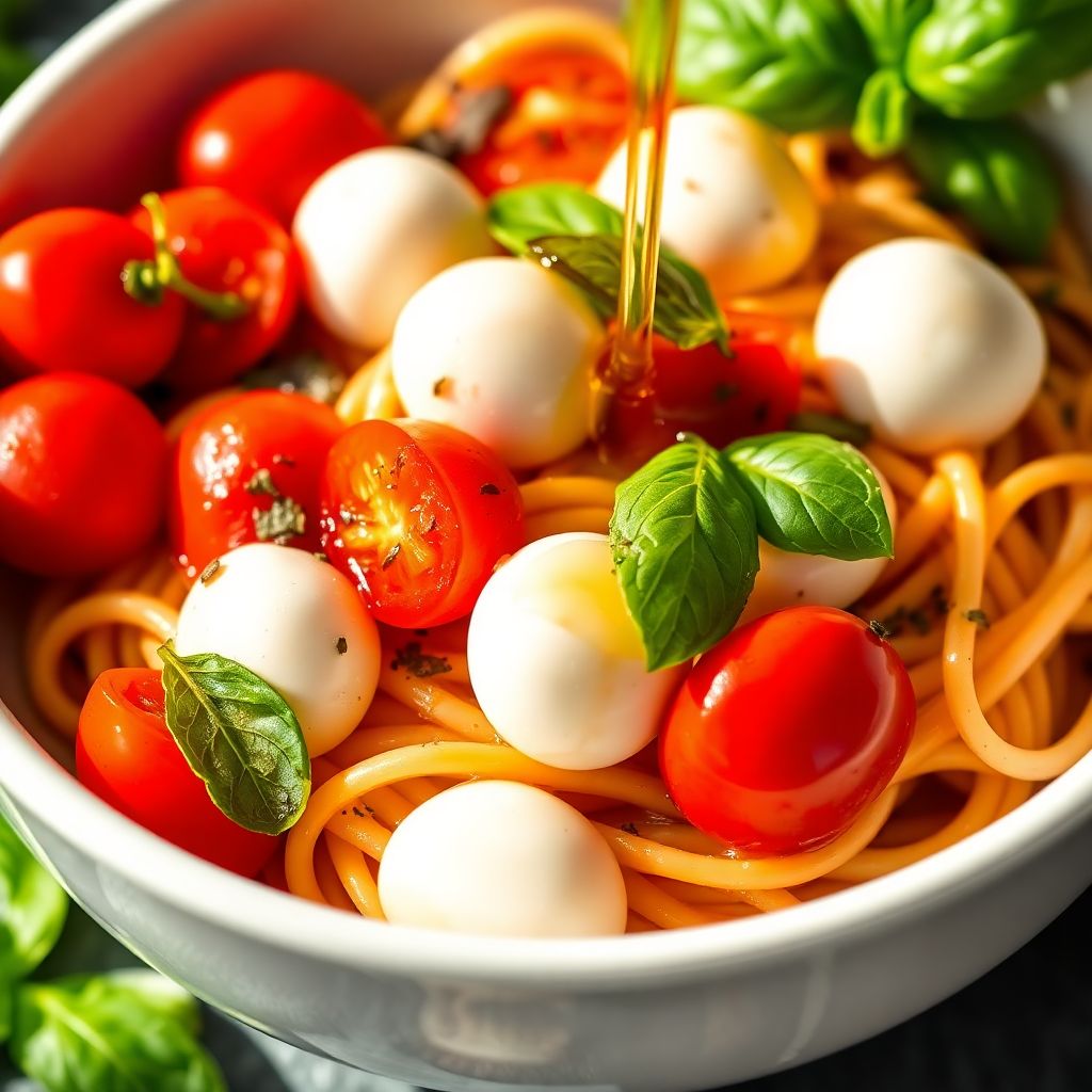 Italian Caprese Pasta